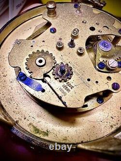 105. Vintage Seth Thomas Germany Alarm Clock Shape Of A Large Pocket Watch