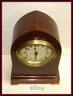 13 1/4 inch 8 day Gothic Arch Seth Thomas Beehive clock Early 1900's