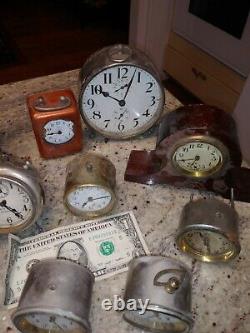 17 Antique Clocks Seth Thomas Ansonia Germany Waterbury ++