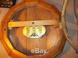 1800's SETH THOMAS 12 SIDED LARGE GALLERY 8 DAY WALL CLOCK, HAS #10 MOVEMENT
