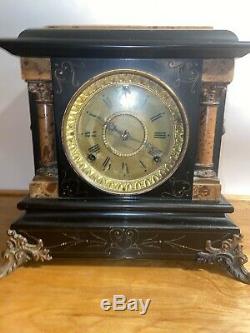 1800s seth thomas Lion mantle clock As Is