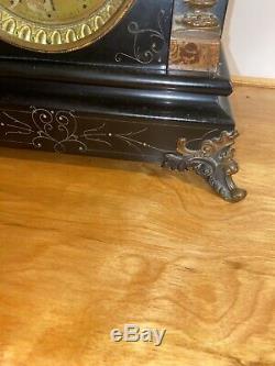 1800s seth thomas Lion mantle clock As Is