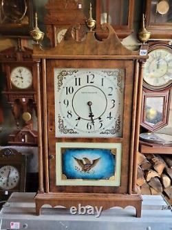 1830's Seth Thomas Eagle Splat Antique Clock
