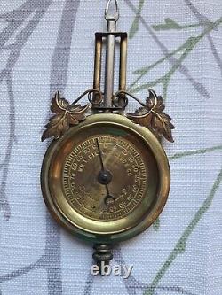 1880's Gilbert Ornate Brass & Steel Gingerbread Kitchen / Parlor Clock Pendulum