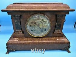 1880's Seth Thomas Adamantine Mantel Clock Professionally Cleaned Oiled Serviced