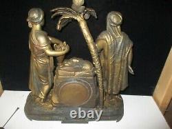 1880S SETH THOMAS AND SONS FIGURAL SHELF CLOCK REBECCA at THE WELL