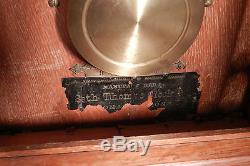 1881 Seth Thomas Weight Clock Regulator LINCOLN AS IS Victorian oak 8 day Shelf