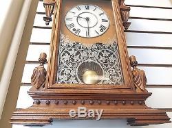 1882 Seth Thomas Concord Wall Clock Table ClockVintageChime