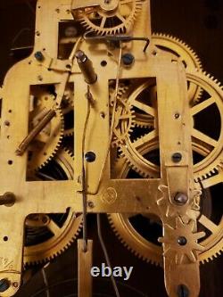 1888 Seth Thomas Noyer Parlor Alarme Horloge Avec Winward's Pat. Mécanisme De