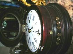 1891 Seth Thomas Mahogony Ships Clock With Strike & Sec. Hand- Very Rare Find