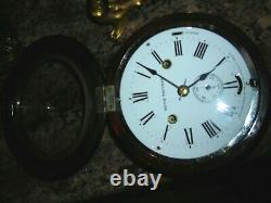 1891 Seth Thomas Mahogony Ships Clock With Strike & Sec. Hand- Very Rare Find