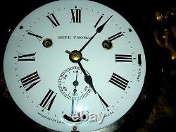 1891 Seth Thomas Mahogony Ships Clock With Strike & Sec. Hand- Very Rare Find