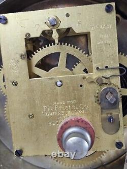 1895 Cased Victorian Mechanical Recording Ammeter Seth Thomas Clockwork Mvmt