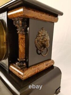 1897 Seth Thomas Hydra Adamantine Mantel Clock