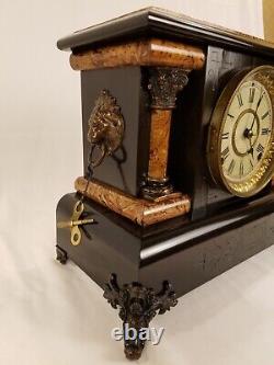 1897 Seth Thomas Hydra Adamantine Mantel Clock