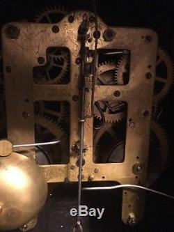 1900's Seth Thomas Antique Mantle Shelf Clock Adamantine Model 35 Shasta Larkin