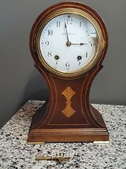 1900s 8 Day Seth Thomas Parma Balloon Shelf Mantle Clock Nice