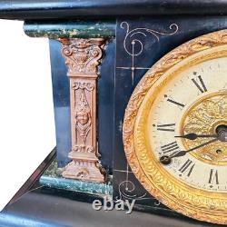 1902 Seth Thomas No. 722 8 Day Adamantine Clock