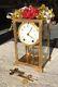1910's Antique Seth Thomas Crystal Regulator Mantel Shelf Clock Working Great