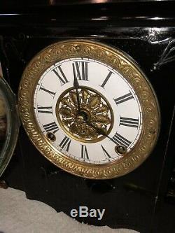 1910s Antique Seth Thomas Mantel Clock Working Correctly Adamantine Shasta