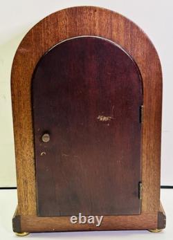 1913 1921 Seth Thomas Amherst 8-Day Wind 10.5 English Cabinet Clock Tested