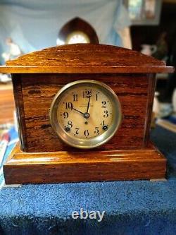 1913 Era. Rare Vintage Seth Thomas Adamtine Table Clock Model 89T. Wooden. Works