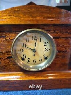 1913 Era. Rare Vintage Seth Thomas Adamtine Table Clock Model 89T. Wooden. Works