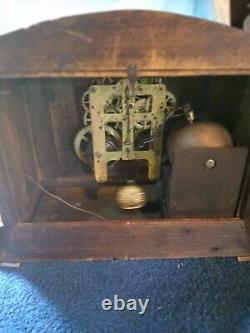 1913 Era. Rare Vintage Seth Thomas Adamtine Table Clock Model 89T. Wooden. Works
