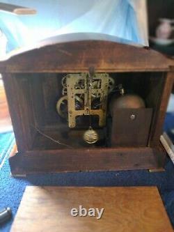 1913 Era. Rare Vintage Seth Thomas Adamtine Table Clock Model 89T. Wooden. Works