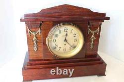 1914G Seth Thomas Mahogany Adamantine Ding Dong Clock Wedding Gift in 1915