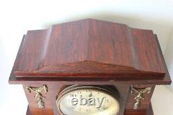 1914G Seth Thomas Mahogany Adamantine Ding Dong Clock Wedding Gift in 1915