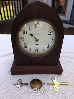 1920's Antique Seth Thomas Mantel Desk Shelf Clock Working Great