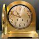 1920's Seth Thomas Doric No 4. 12 Dome Brass Finish Mantle Clock Working