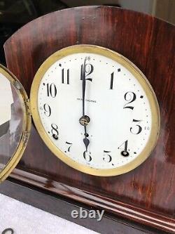 1920s Antique Seth Thomas Adamantine Mantel Shelf Clock Working Correctly