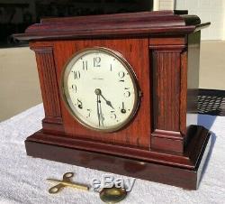 1920s Antique Seth Thomas Mantel Clock Working Correctly Adamantine