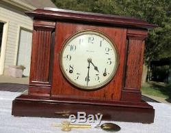 1920s Antique Seth Thomas Mantel Clock Working Correctly Adamantine