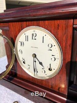 1920s Antique Seth Thomas Mantel Clock Working Correctly Adamantine