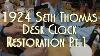 1924 Seth Thomas Desk Clock Restoration Pt 1 Vernon With 103a Movement