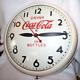 1930's Coca Cola Clock Seth Thomas Works Well 15 Diameter Nr