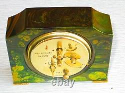 1931 Seth Thomas Catalin Alarm Clock Green excellent condition