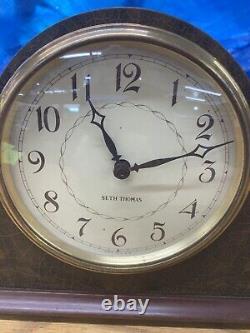 1940s Seth Thomas Mantle Electric Clock/ Staunton 2e Model#E504-000 oiled/tested