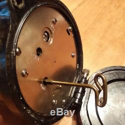 1942 US Navy Seth Thomas Ship Clock Unrestored Original