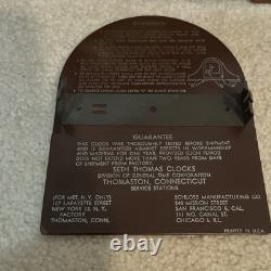 1953 Seth Thomas Westminster Chime Clock KENBURY-1W MODEL #E- 705-003 124 w Key
