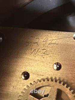 1953 Seth Thomas Westminster Chime Clock KENBURY-1W MODEL #E- 705-003 124 w Key