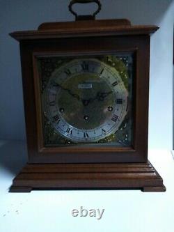 1970s SETH THOMAS LEGACY-3W Model 8 Day MANTLE CLOCK w Chime Runs