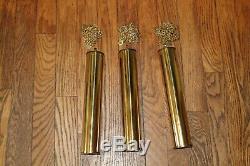 3 Vintage Grandfather Clock Weights Came out of a Seth Thomas Grandfather CLK