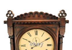 50H Seth Thomas Double Dial Office Perpetual Calendar No 5 Regulator Wall Clock