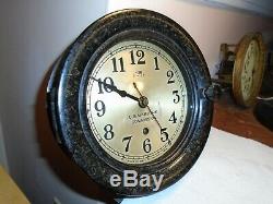 A -Seth Thomas-WW2-U. S. Maritime Commission Ship's clock-#E118