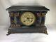 Aa45 Antique 1880 Dc Seth Ccon003 Thomas Ornate Mantle Clock Set Of 1 Clock