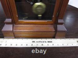 ANTIQUE EMPIRE SETH THOMAS ROSEWOOD SHELF CLOCK WITH ALARM Let's make a deal